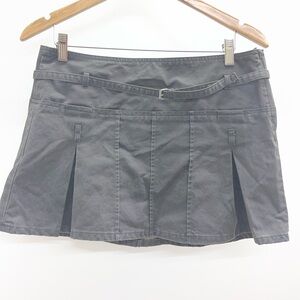Zara Charcoal Mini Skirt with Belt